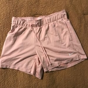 Pale Pink Nike Running Shorts